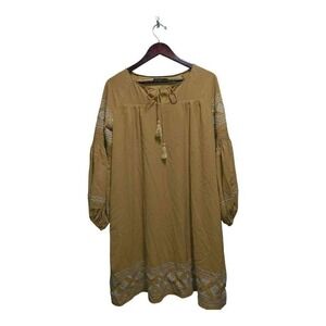 Mustard colored dress by Mikarose.  Size XSMALL